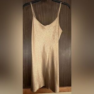 Women’s Gold Slip lingerie nightie